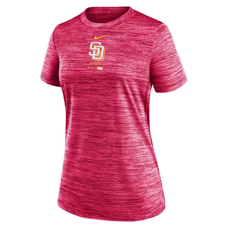 Shop Nike Pink San Diego Padres City Connect Practice Velocity Performance T-shirt