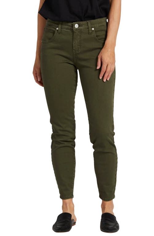 Cecilia Skinny Fit Pants in Olive