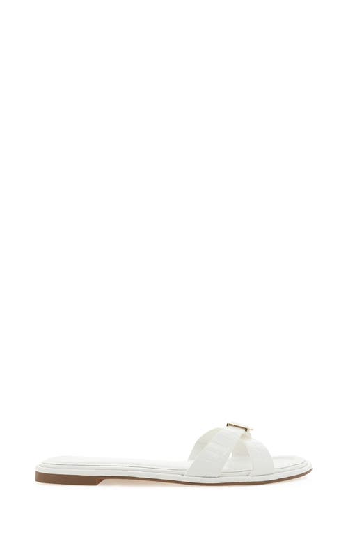 Billini Perline Slide Sandal In Bone Croc