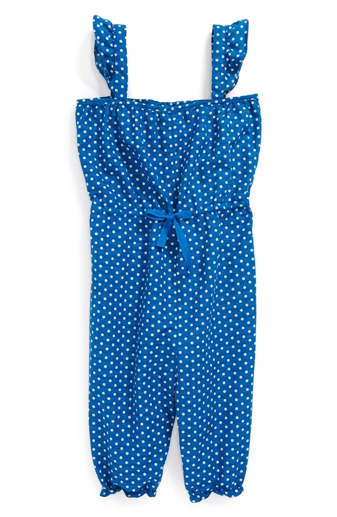 Burberry Cotton & Linen Romper (Toddler Girls) Nordstrom
