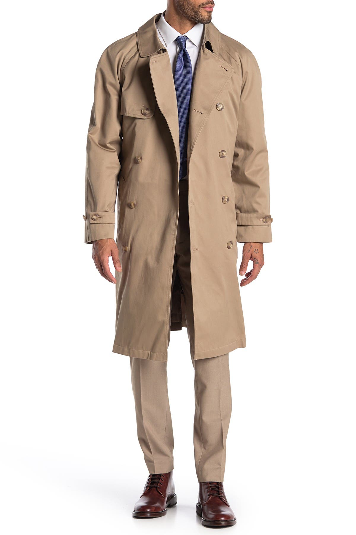 hart schaffner marx burnett trench coat