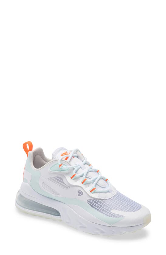 Nike Air Max 270 React Se Sneaker In 100 White White Hyper Crimson Modesens