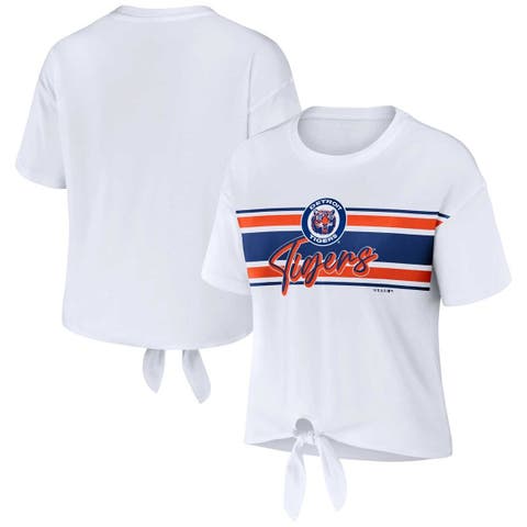 Lids Detroit Tigers Mitchell & Ness Overtime Win V-Neck T-Shirt - Navy