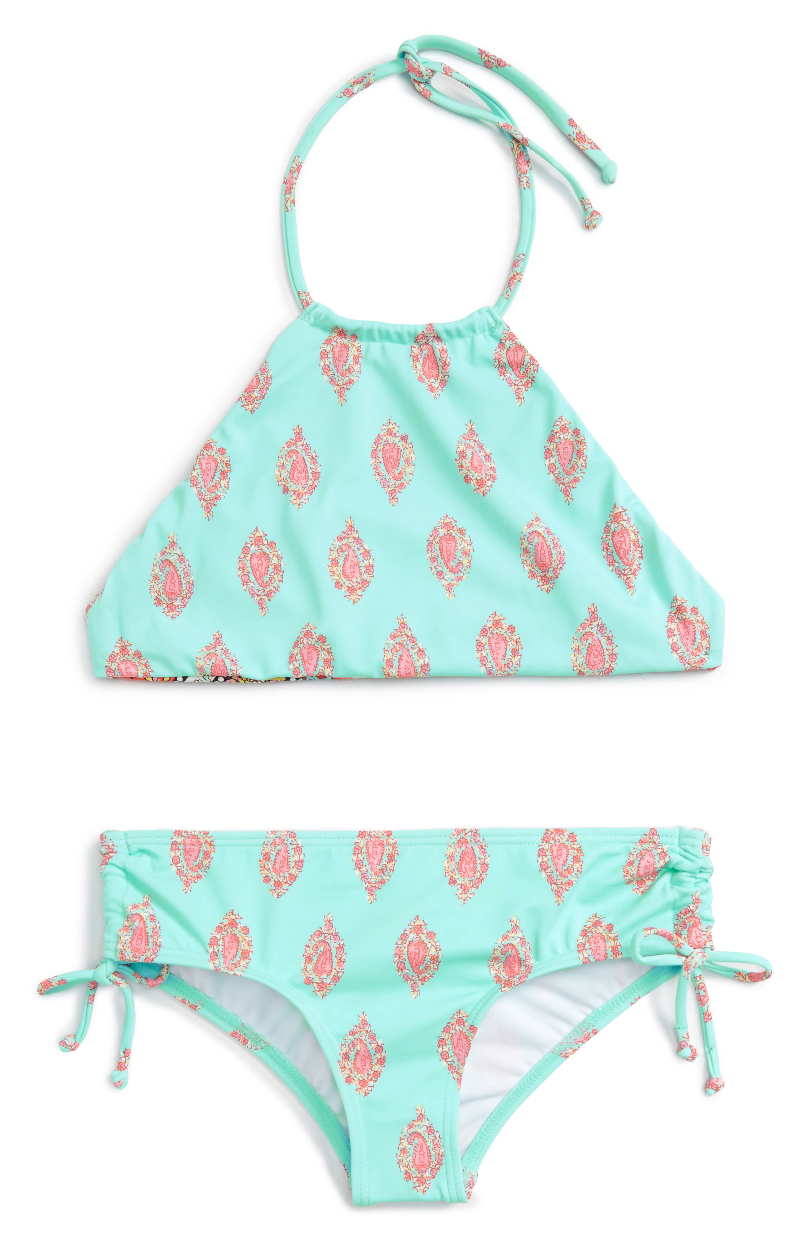 Billabong Hippy Ditsy TwoPiece Swimsuit (Big Girls) Nordstrom