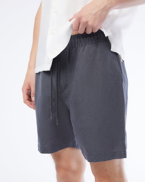 Shop Onia Air Linen Pull-on Short 6" In Gunmetal