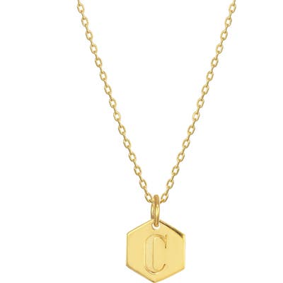 Stella + Ruby Monogram Initial Pendant Necklace