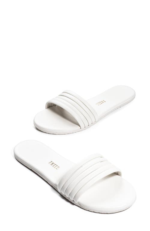 Serena Slide Sandal in Cream
