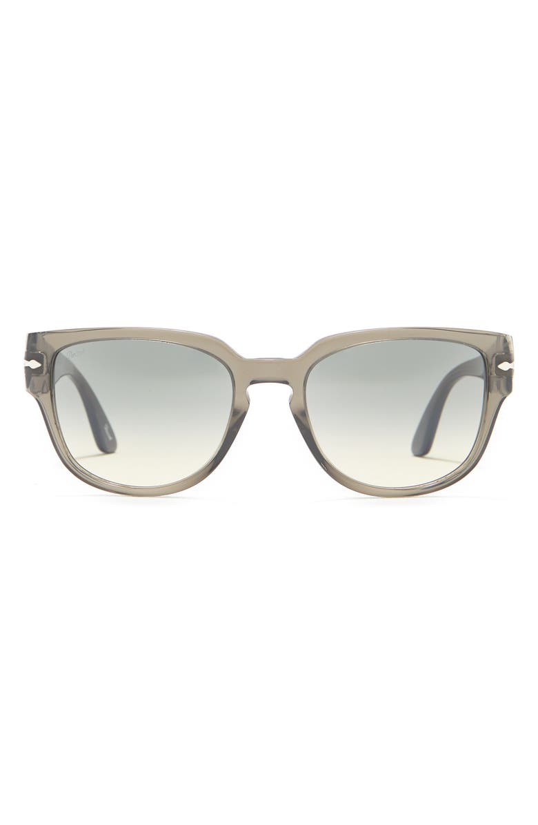 PERSOL 54mm Square Sunglasses, Main, color, GREY