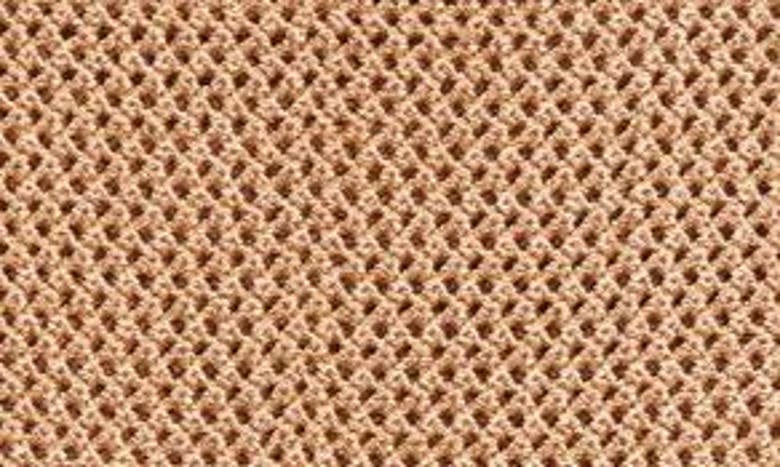 Shop Michael Kors Collection Long Sleeve Knit Mesh Bodysuit In Suntan