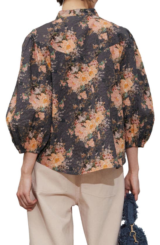 & OTHER STORIES & OTHER STORIES FLORAL PRINT COTTON SHIRT 