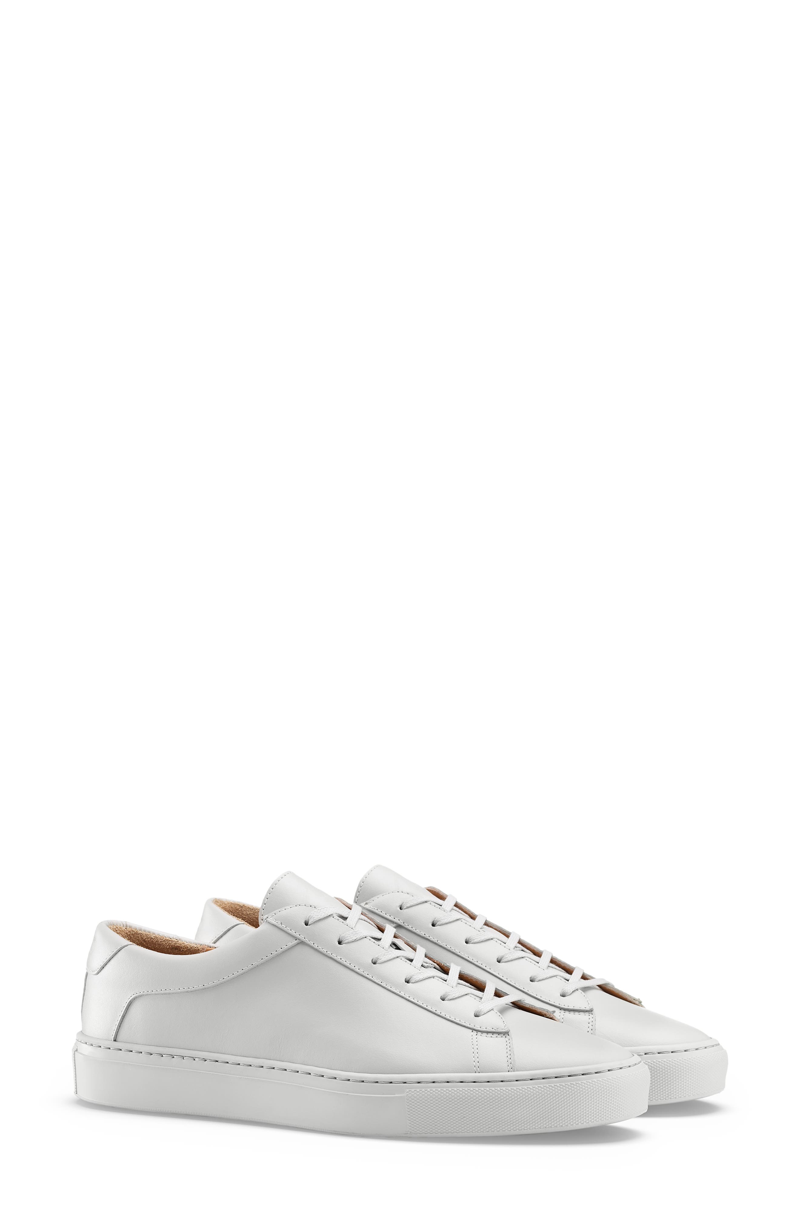 Koio Capri Leather Sneaker in Sandstone Smart Closet