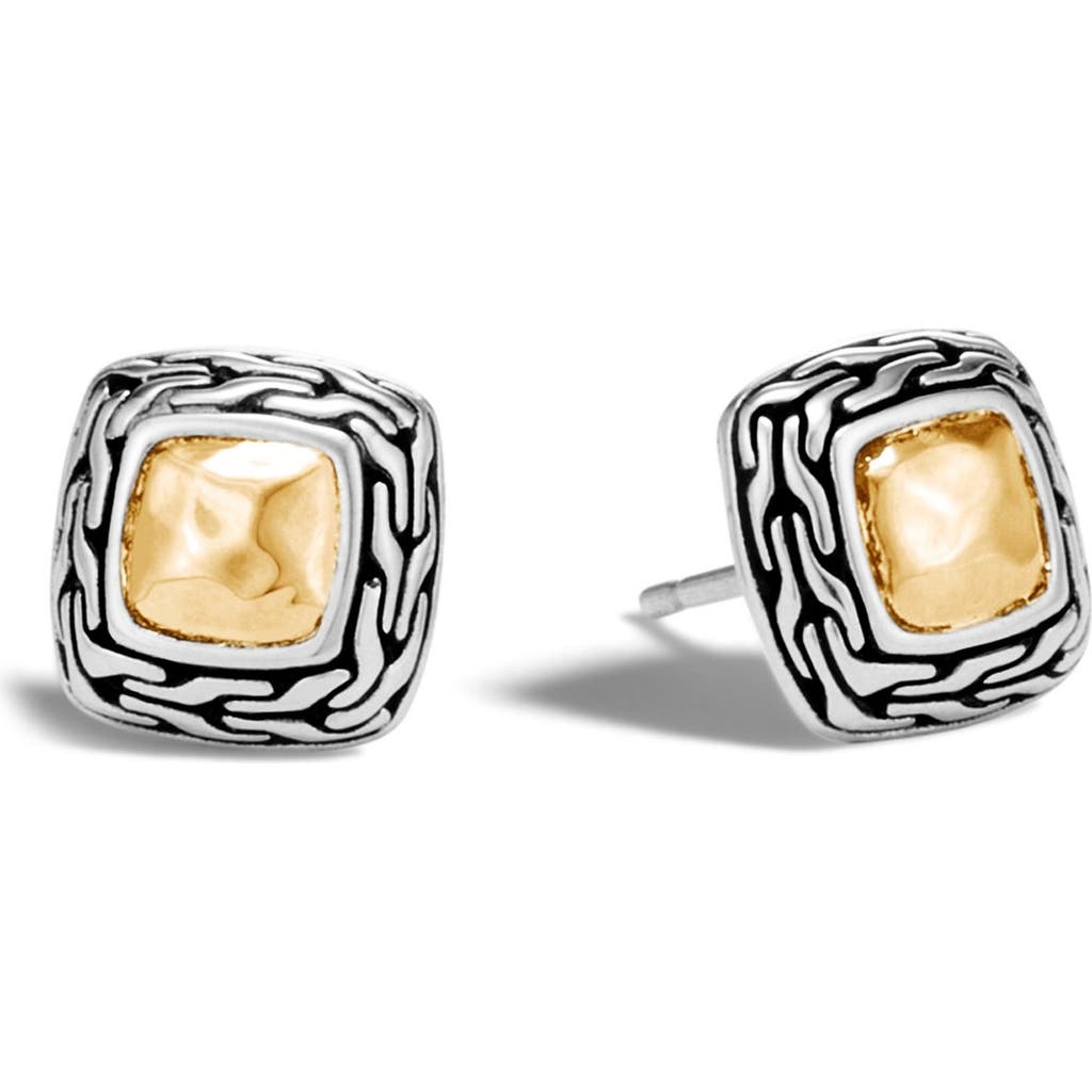 John Hardy Heritage Stud Earrings In Silver/gold