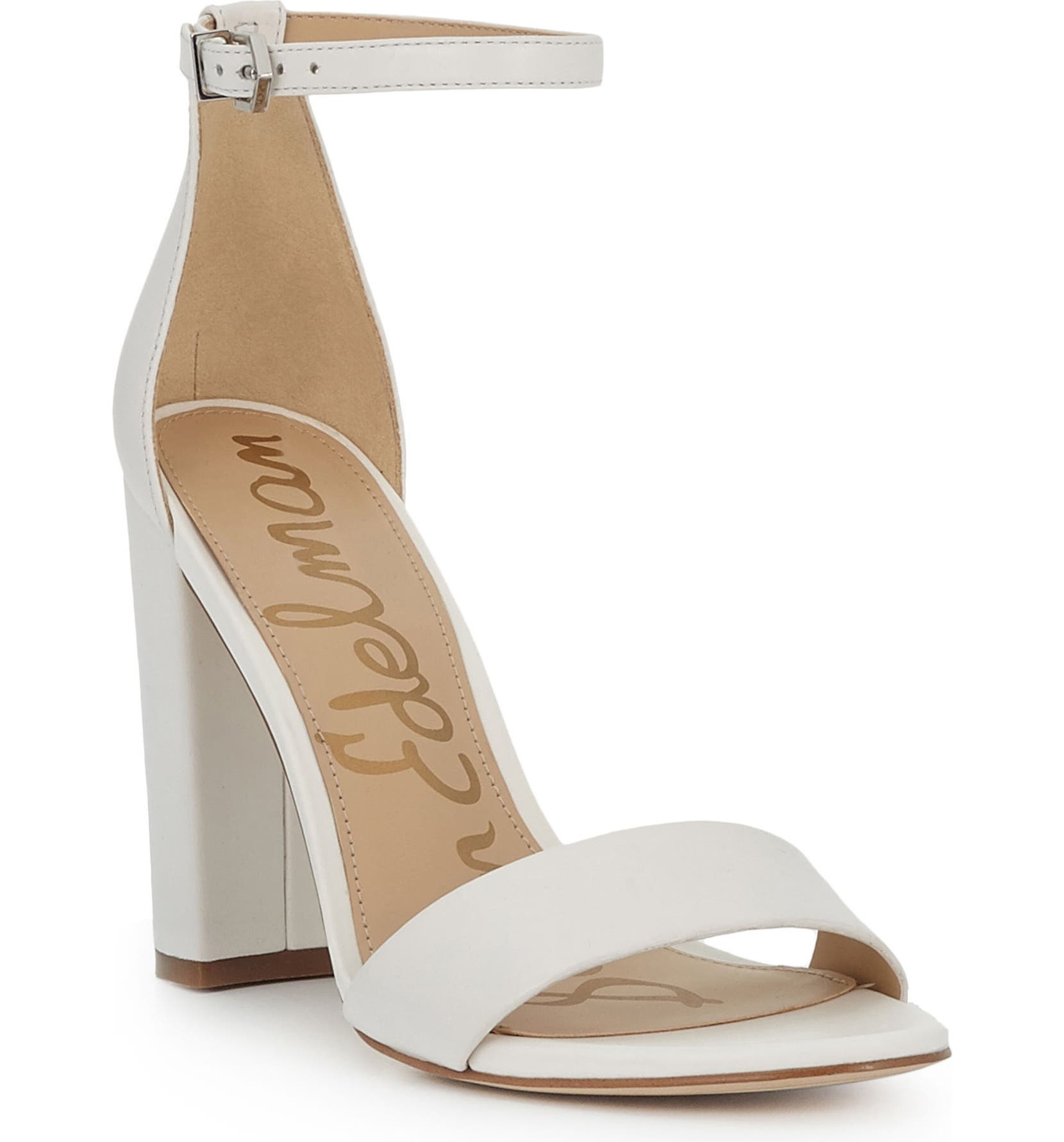  Yaro Ankle Strap Sandal, Main, color, BRIGHT WHITE LEATHER