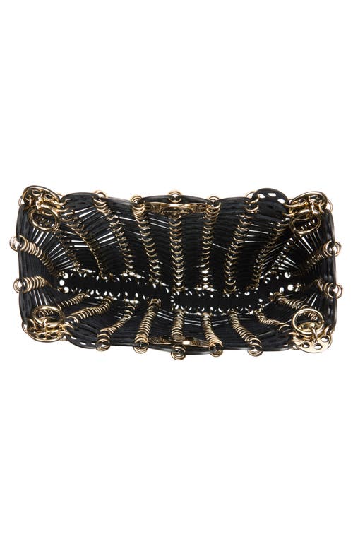 Rabanne 1969 Shoulder Bag In Black / Gold