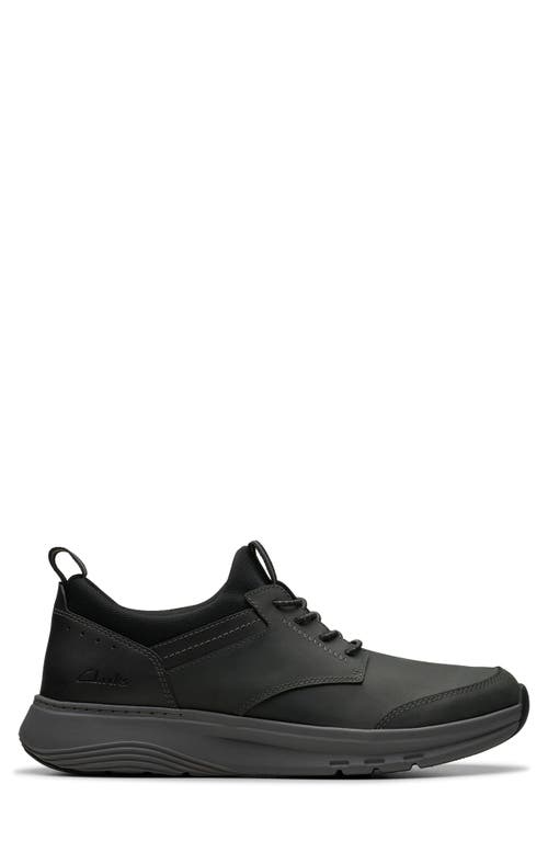 Clarks Collection Men's Motion Trek Ez Shoes In Black Leather