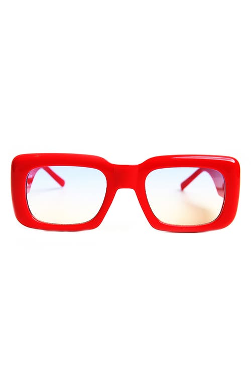 Frame 1 52mm Square Sunglasses in Red