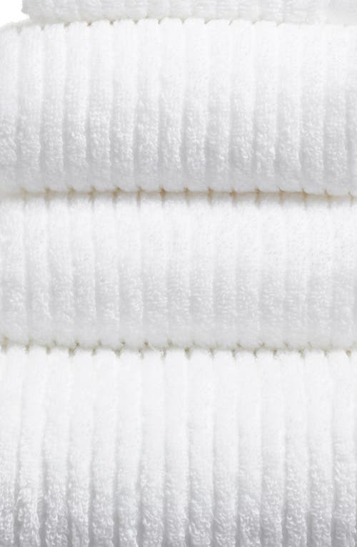 Nordstrom 6-piece Hydro Organic Cotton Blend Bath Towel, Hand Towel & Washcloth Set In White