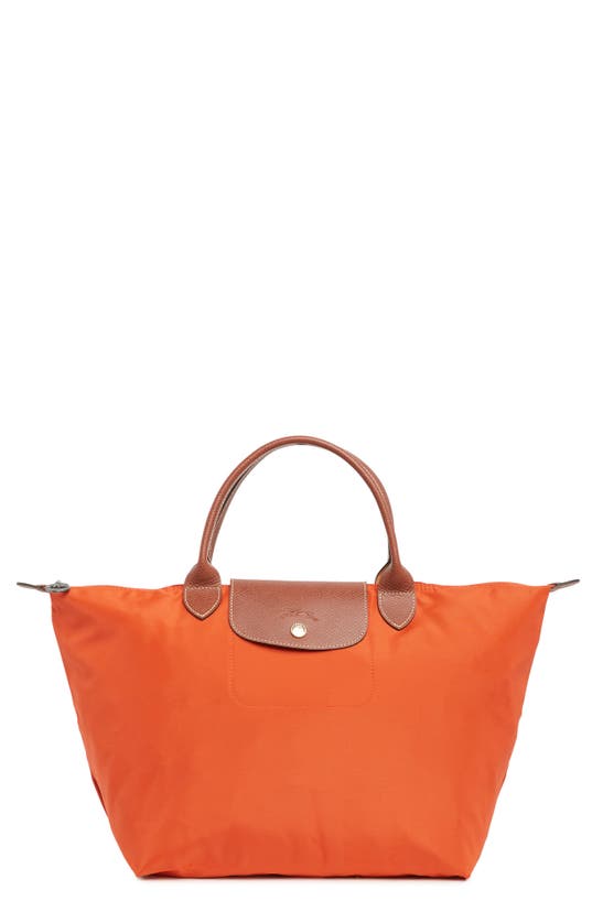 Longchamp Le Pliage Medium Top Handle Bag In Paprika ModeSens
