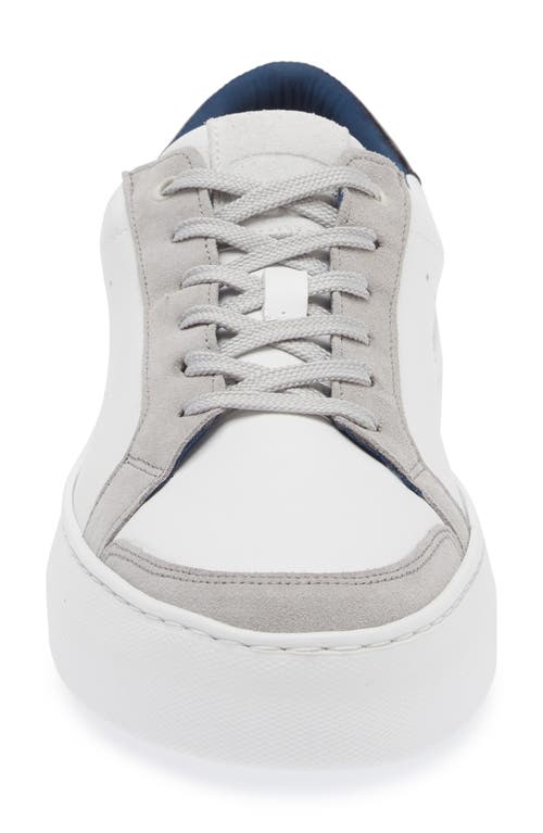 Shop G Brown Dynamic Low Top Sneaker In White/gray