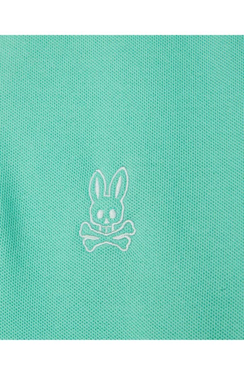 Shop Psycho Bunny Kids' Bunny Tipped Piqué Polo In Electric Green