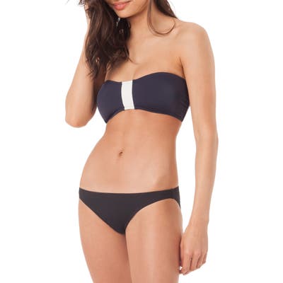 Lively The Colorblock Bandeau Swim Top, Blue