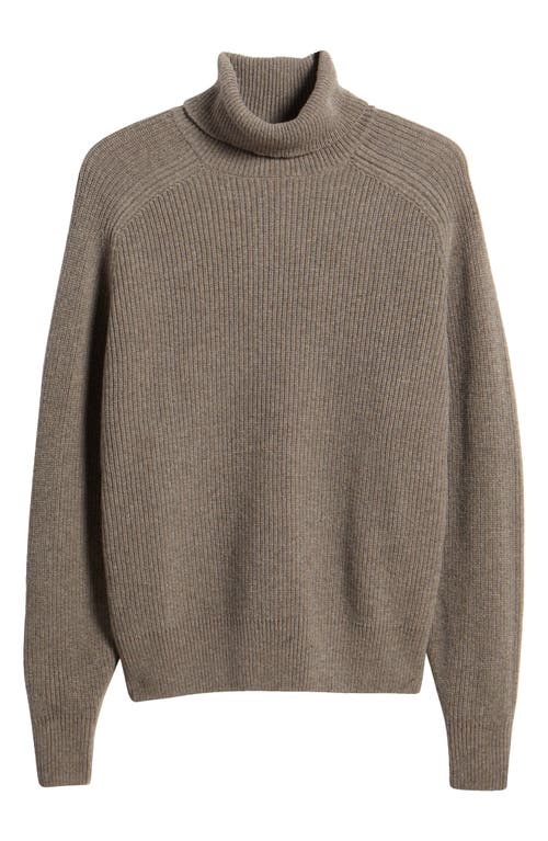 Hugo Boss Evento Wool Sweater Dark Beige In Dark Beige