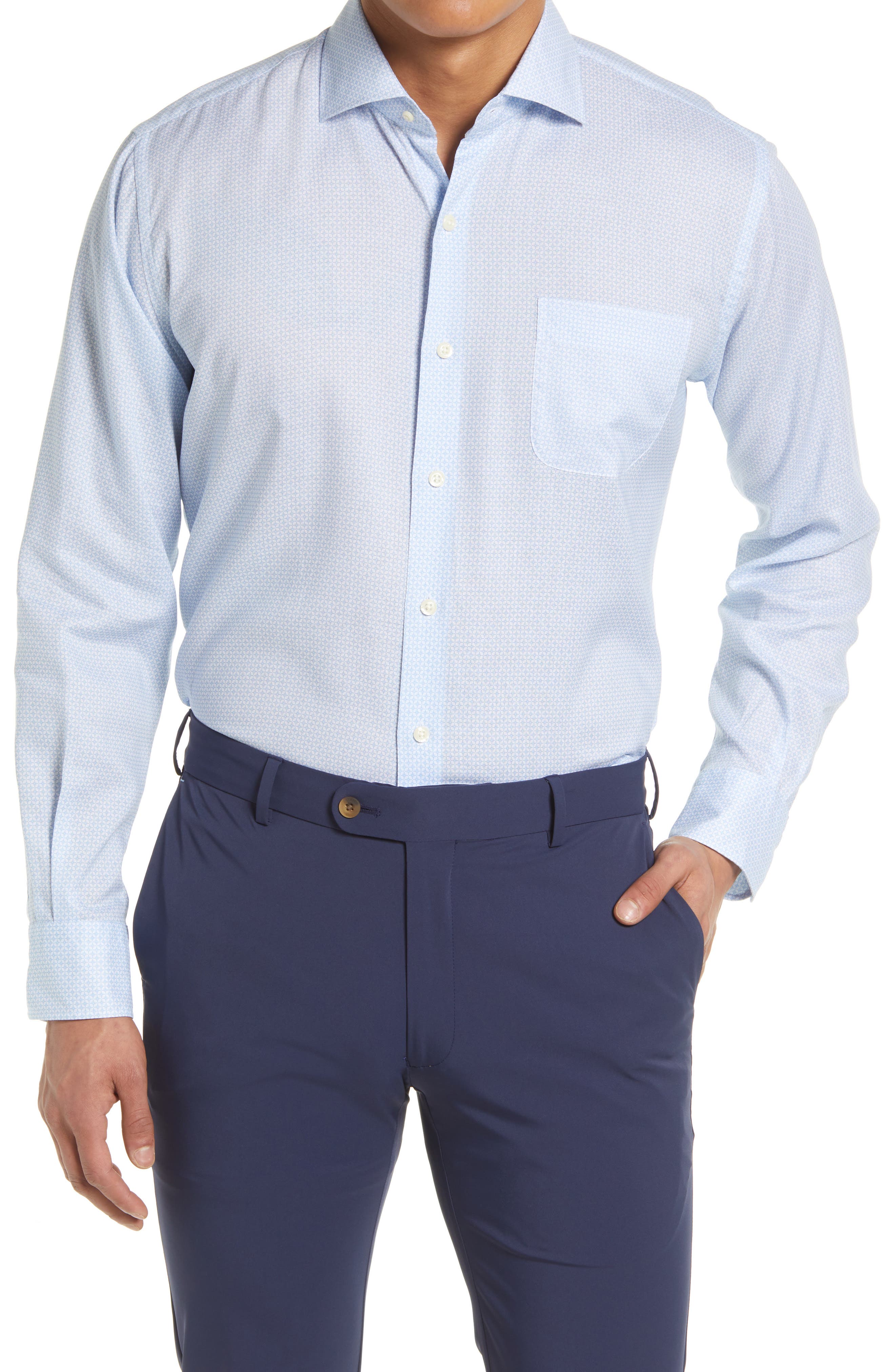 Men's Blue Button Down \u0026 Dress Shirts 