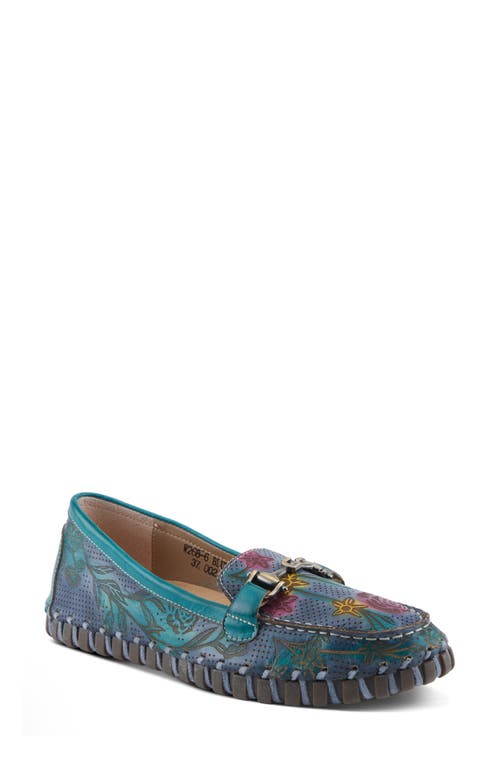 Shop L'artiste By Spring Step Delavigne Bit Loafer In Teal Multi