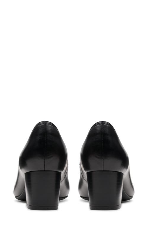 Clarks Ellanie Hope In Black Leather