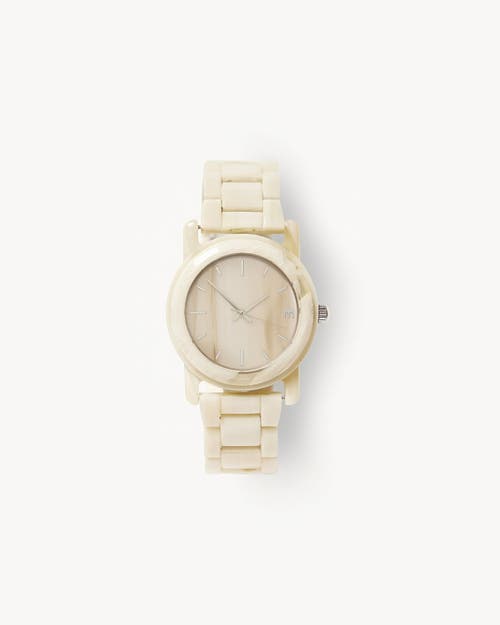 Machete Mono Watch In Alabaster