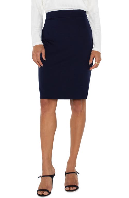 Liverpool Los Angeles Ponte Knit Pencil Skirt Cadet Blue at Nordstrom,