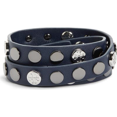 Tory Burch Logo Triple Wrap Bracelet