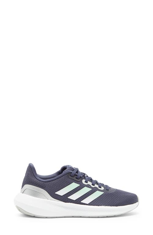 Adidas Originals Adidas Runfalcon 3.0 Running Shoe In Navy/mint/silver Met.
