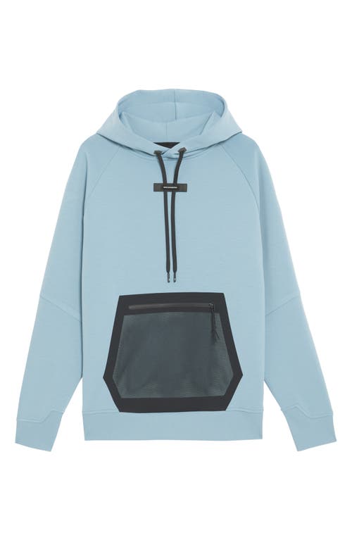 On Pullover Mesh Pocket Hoodie In Coast
