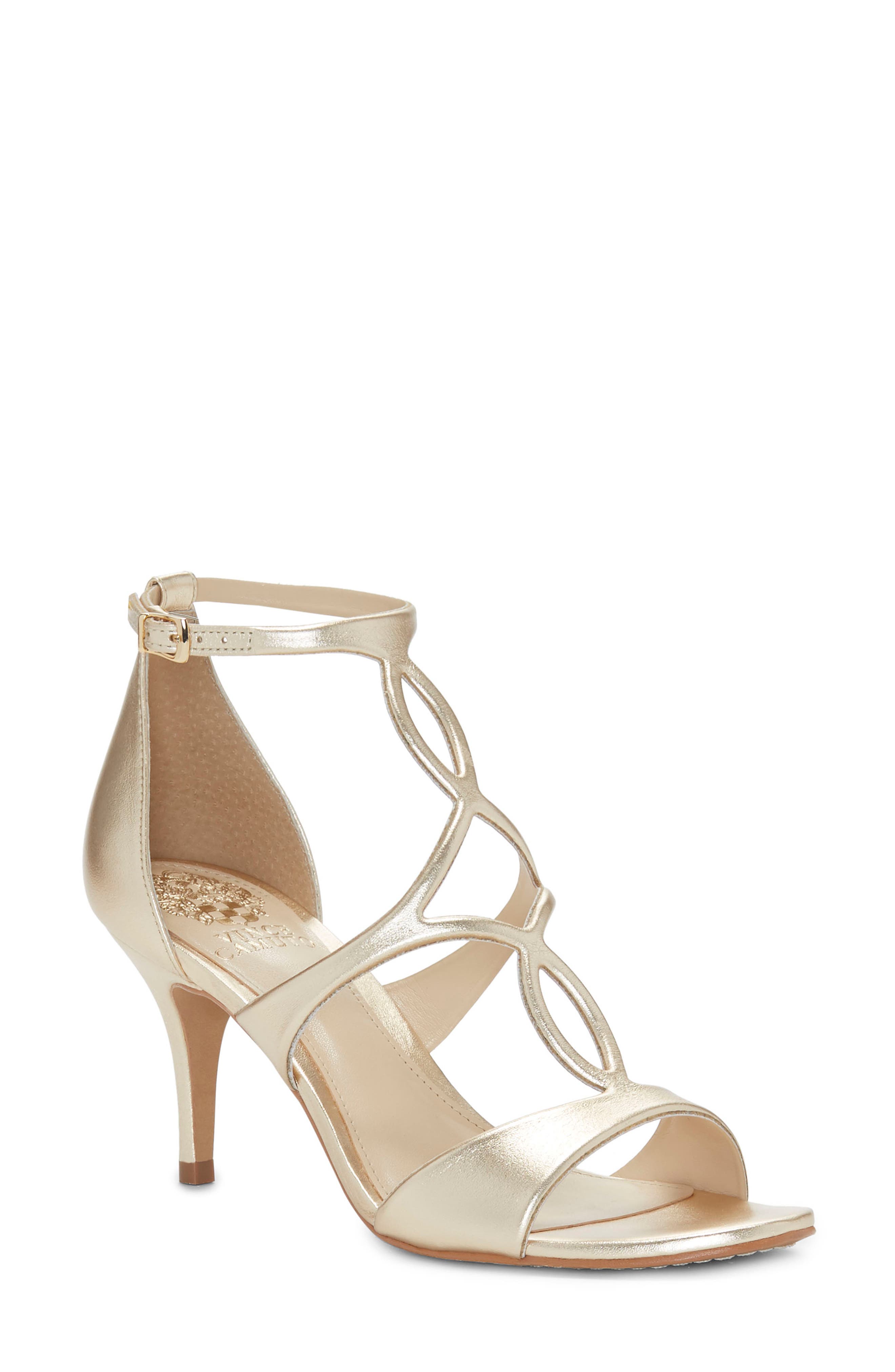 vince camuto gold sandals