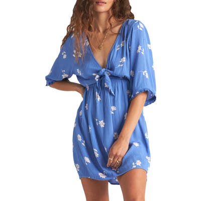 Billabong Gone Skippin Minidress, Blue