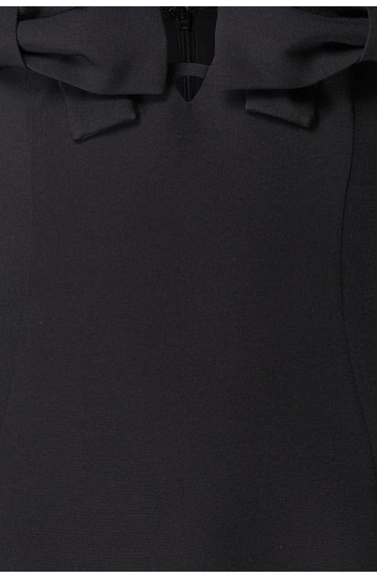 Shop Nasty Gal Beaded Bow Cutout Minidress In Black