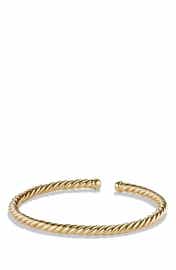 David Yurman Cable Collectibles Buckle Bracelet with Diamonds in 