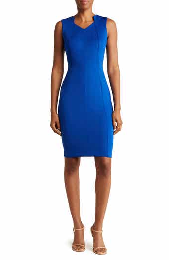 Harper rose ruffle detail sheath dress best sale