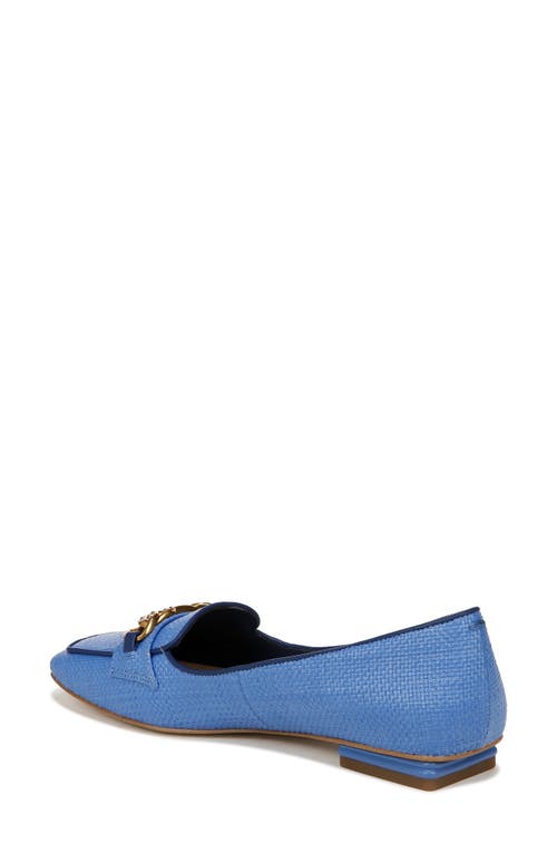 Shop Franco Sarto Tiari Chain Square Toe Loafer In Blue
