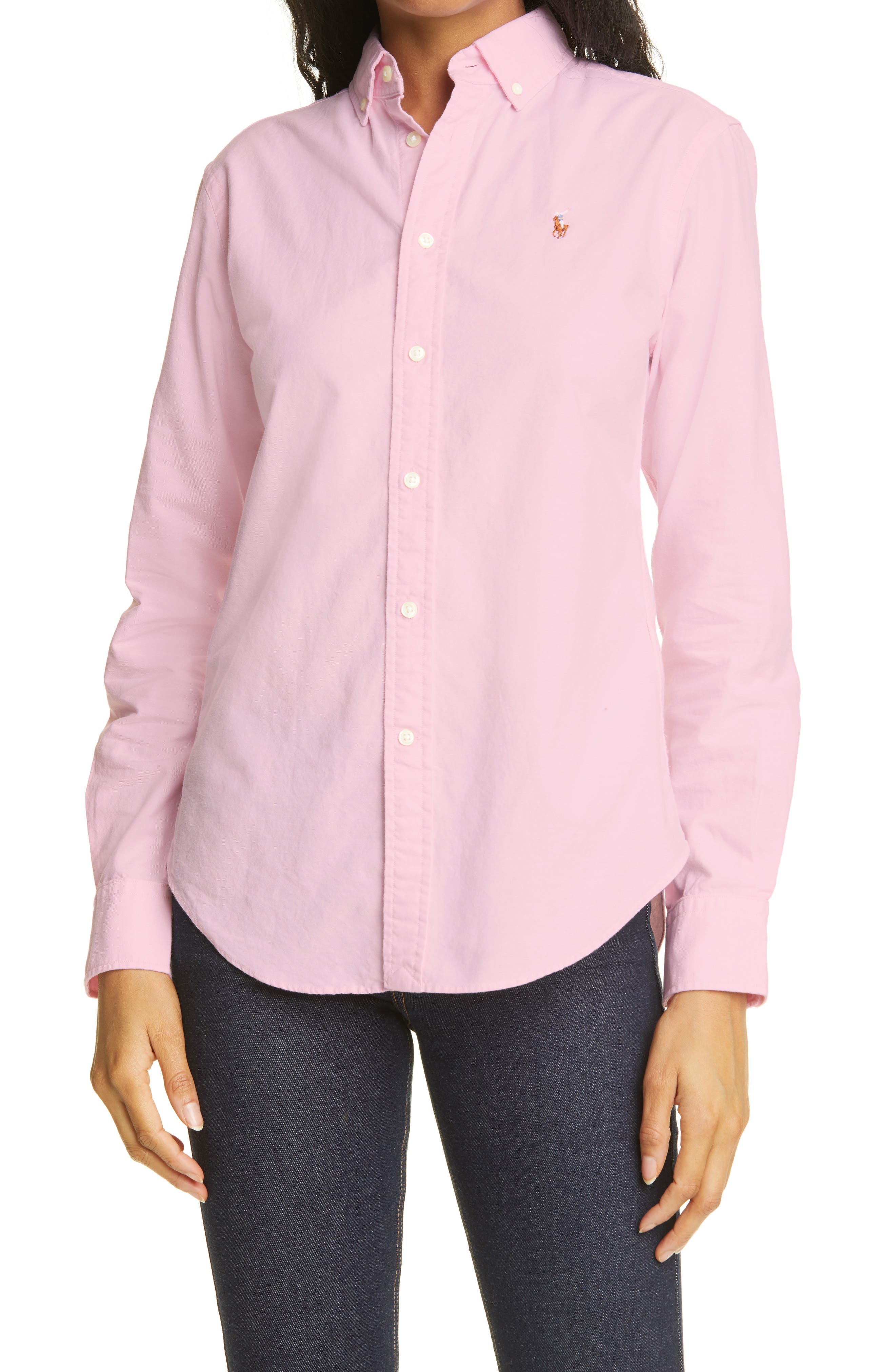 ralph lauren polo button down shirts womens