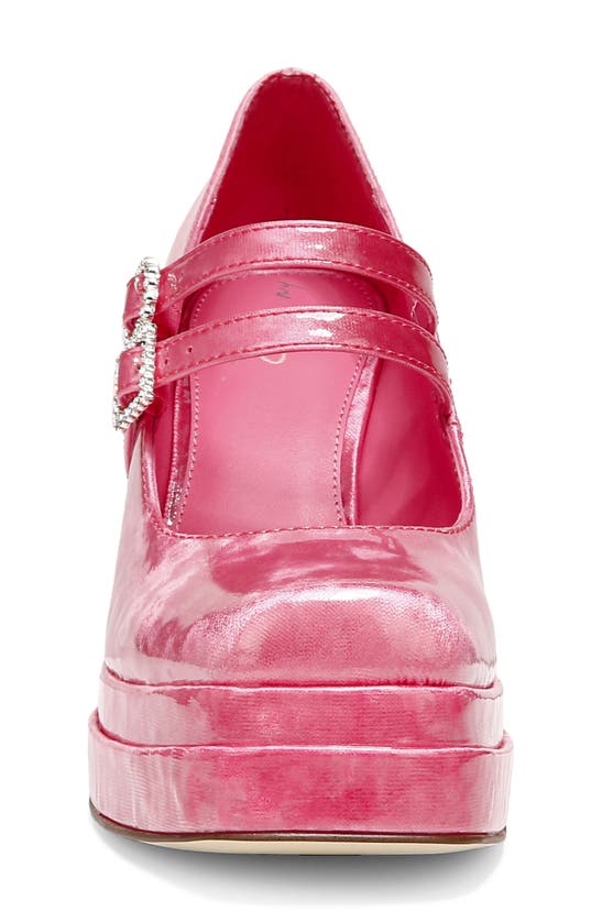 Circus Ny Pepper Jewel Mary Jane Platform Pump In Punk Pink