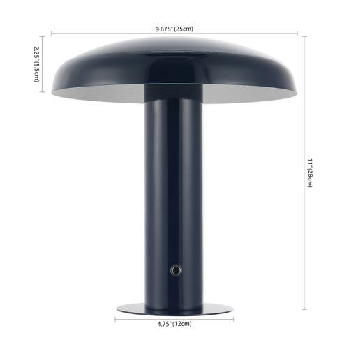 Jonathan Y Suillius Led Table Lamp In Navy