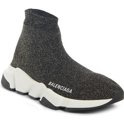 Balenciaga Speed Knit Sneaker, Black
