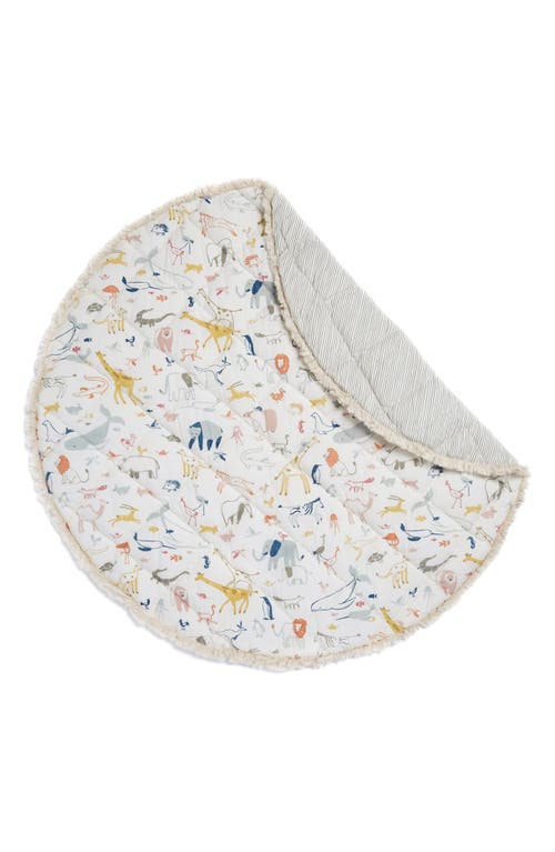 Pehr Into the Wild Round Reversible Play Mat in Ivory at Nordstrom