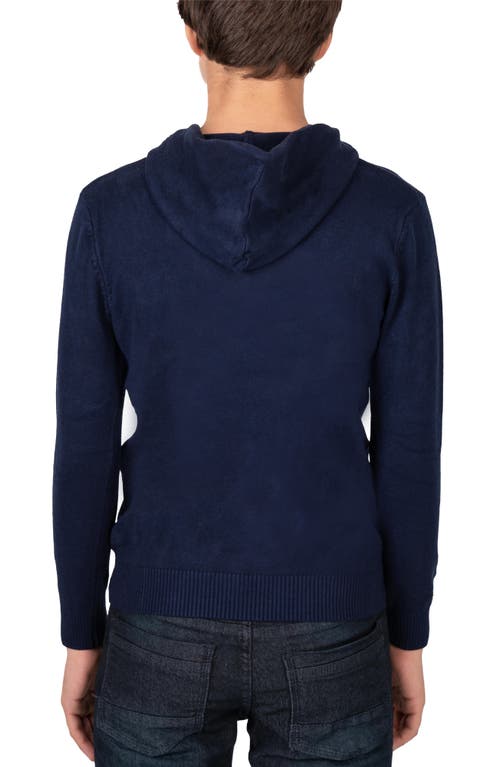X-ray Xray Kids' Basic Hoodie In Navy