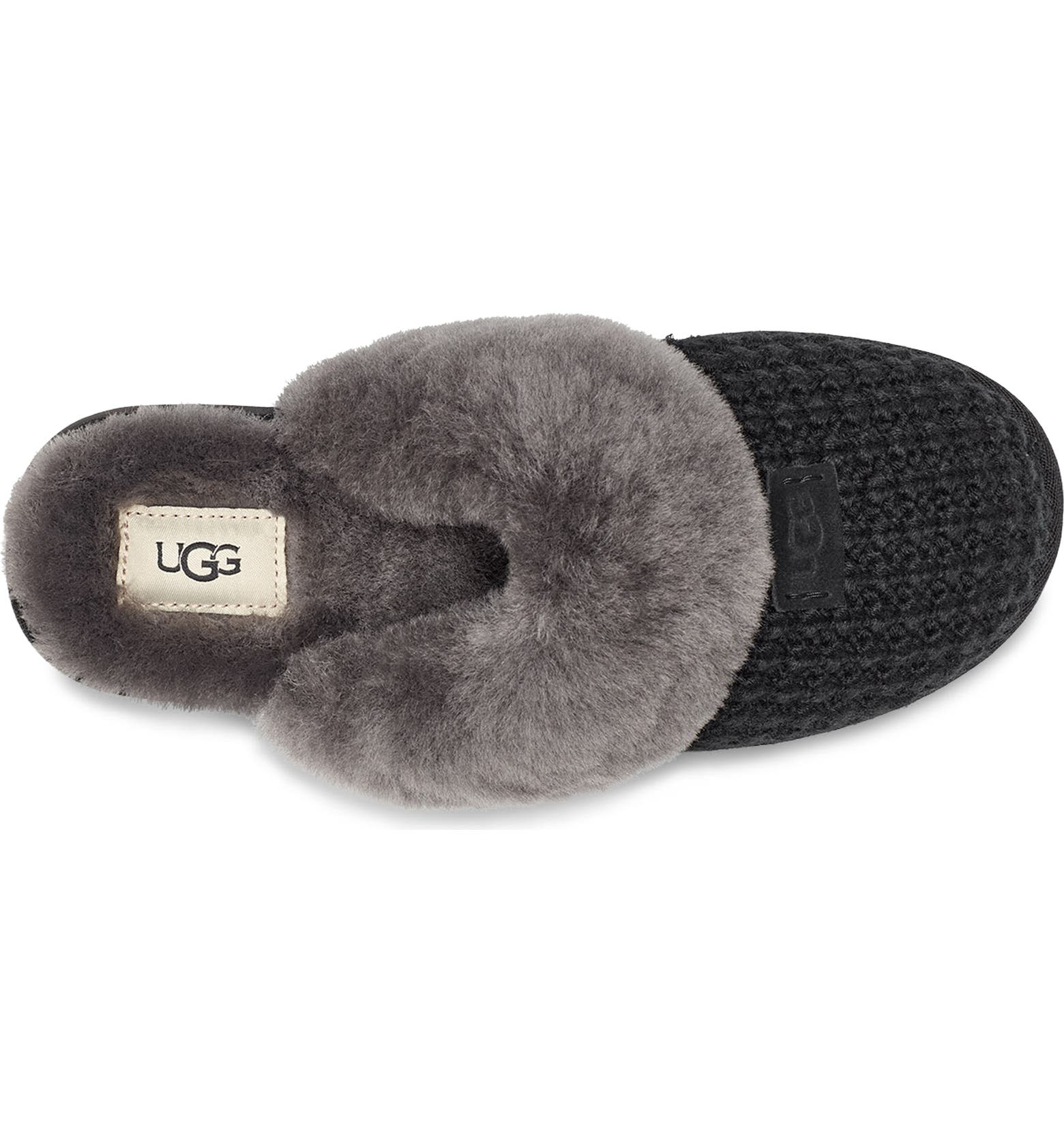 UGG® Cozy Knit Genuine Shearling Slipper (Women) Nordstrom