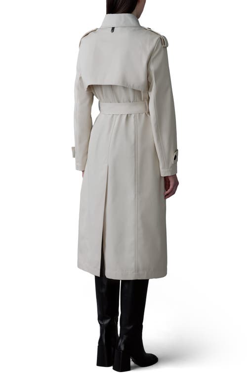 Mackage Ceyla Belted Handmade Double-face Virgin Wool Coat In Trench