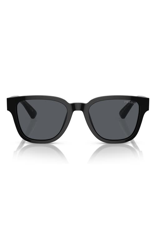 Prada 52mm Pillow Sunglasses in Black at Nordstrom