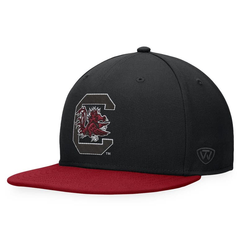 Top Of The World Black South Carolina Gamecocks Fitted Hat